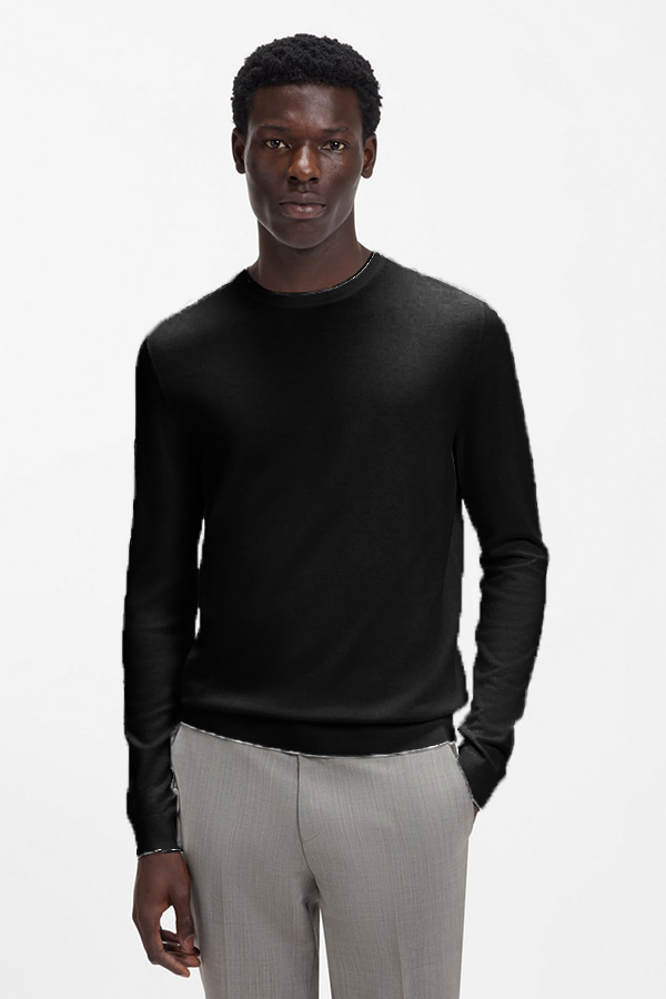 ΠΛΕΚΤΗ ΜΠΛΟΥΖΑ HUGO - 001 ΜΑΥΡΟ